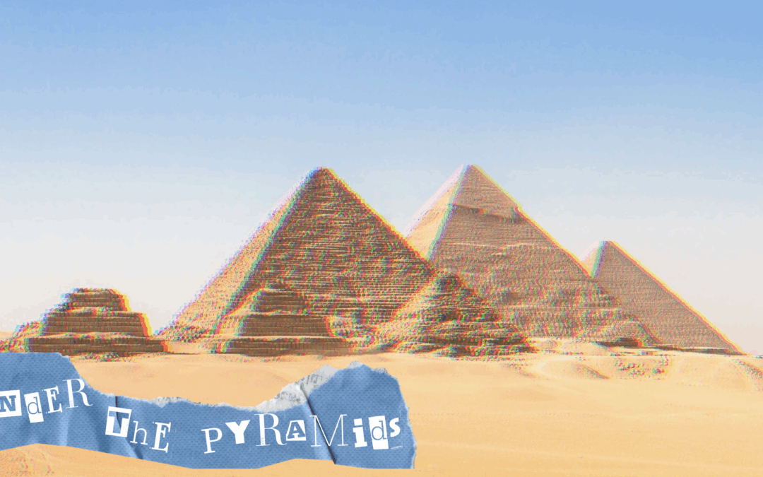 What makes the Pyramids of Giza such a topic of contention?